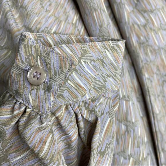 1960s Dalton NEW WITH TAGS bow neck blouse - Picture 6 of 7